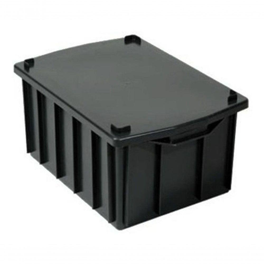 Caixa Plastica Organizadora 15,5l com Tampa Tipo Container - 3