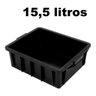 Caixa Plastica Organizadora 15,5l com Tampa Tipo Container - 5