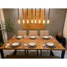 Mesa Jantar Madeira Pés de Ferro Estilo Industrial 1,50 mts - 6