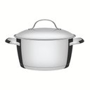 Ver imagem 1 de Caçarola Funda Allegra Aço Inox Fundo Triplo Fogões de Indução 18 Cm 2,2l - Tramontina 62654181