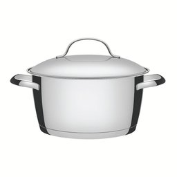 Caçarola Funda Allegra Aço Inox Fundo Triplo Fogões de Indução 18 Cm 2,2l - Tramontina 62654181 - 1