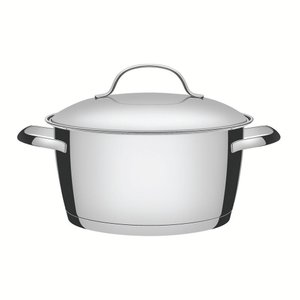 Caçarola Funda Allegra Aço Inox Fundo Triplo Fogões de Indução 18 Cm 2,2l - Tramontina 62654181