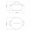 Ver imagem 4 de Caçarola Funda Allegra Aço Inox Fundo Triplo Fogões de Indução 18 Cm 2,2l - Tramontina 62654181