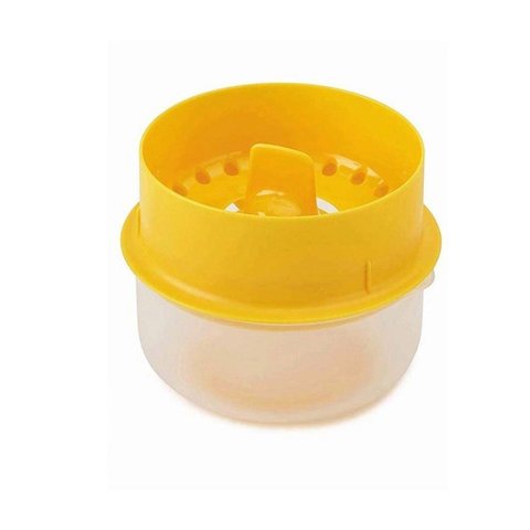 Kit com 3 Separador de Ovos Plástico Amarelo