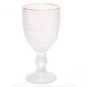 Ver imagem 1 de Taça de Água Cristal com Fio de Ouro 320 Ml - Lyor