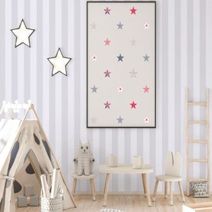 Papel de Parede Texturizado Listrado Verde Chá Claro - Pp446-1:(1,06m X 15,6m) - Pp446-1