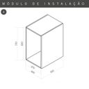 Ver imagem 5 de Tulha Aramada Deslizante Cesto Roupa Suja Inox Lavanderia Banheiro Telescopica Masutti