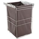 Ver imagem 1 de Tulha Aramada Deslizante Cesto Roupa Suja Inox Lavanderia Banheiro Telescopica Masutti