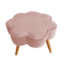 Ver imagem 4 de Puff Decorativo Aurora Pés Palito em Veludo Conforto, Estilo e Elegância para Sua Sala ou Quarto