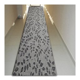 Tapete Passadeira Emborrachada Pvc Antiderrapante 0,65x5,00m Folha Grafite - 2