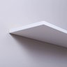 Prateleira Reta Mdf Branca Com Suporte Invisível - 3