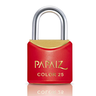 Cadeado Color Line Papaiz CR25 Vermelho - 1