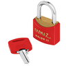 Cadeado Color Line Papaiz CR25 Vermelho - 3