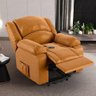 Poltrona do Papai Reclinável Sala de Cinema Madrid Elevação Lift Elétrico Pu Whisky G26 - 1