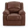 Poltrona do Papai Reclinável Melim Power Elétrica Pu Marrom Brilho Fh1 - D'rossi - 4