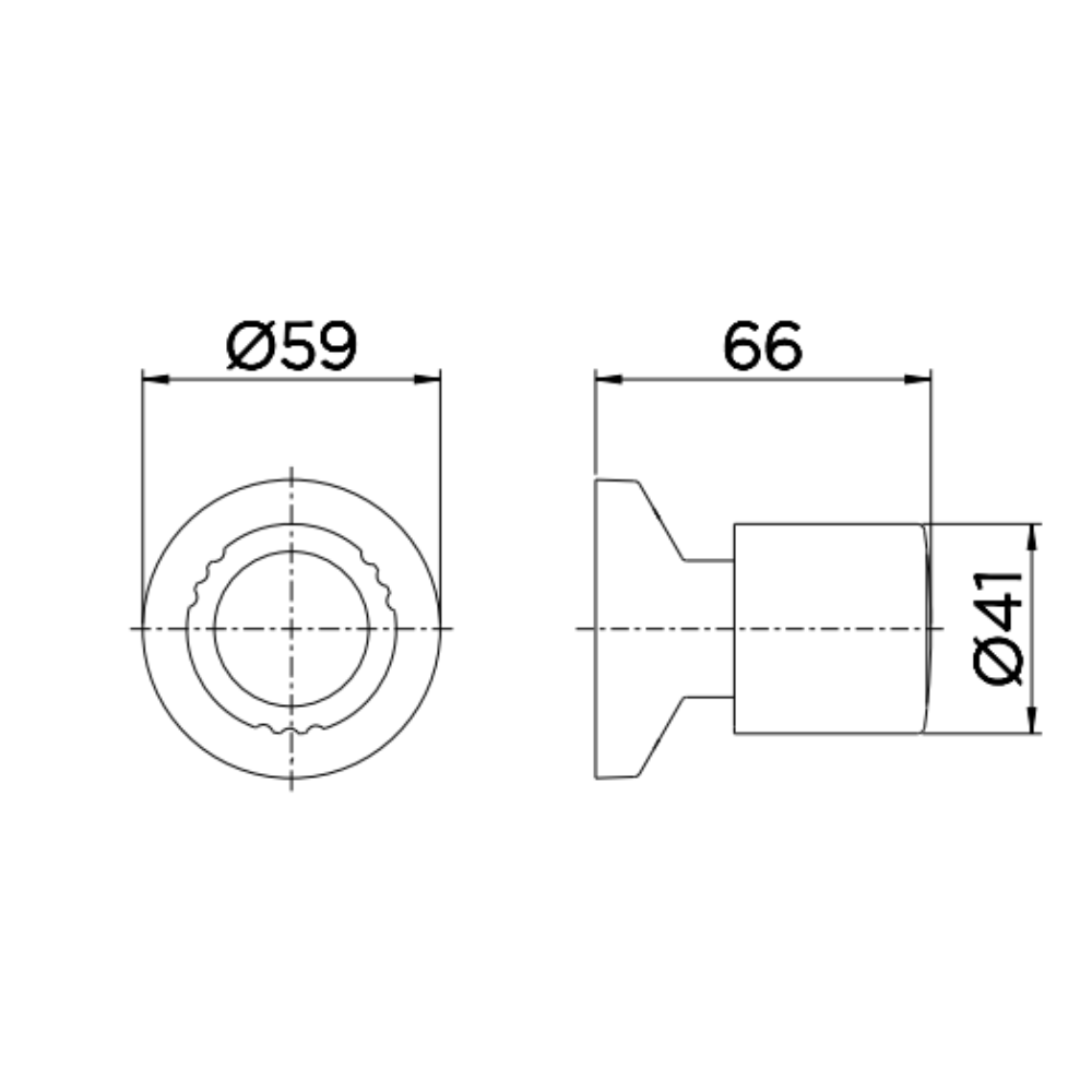 Acabamento para Registro Base Docol 1/2" À 1" Itapema Bella - 2