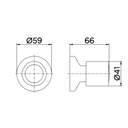 Ver imagem 2 de Acabamento para Registro Base Docol 1/2" À 1" Itapema Bella