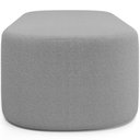 Ver imagem 4 de Kit 02 Puffs Decorativos Orgânicos para Living Quarto 195cm Doha W01 Bouclê Cinza - Lyam Decor