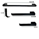 Ver imagem 3 de Kit de Acessórios para Banheiro – 4 Peças Design Clean e Durabilidade - Preto