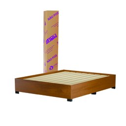 Cama Box Base Casal para Colchão de até 1,38m Desmontável Aruba Cinamomo Dobuê - 7