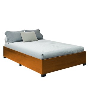 Cama Box Base Casal para Colchão de até 1,38m Desmontável Aruba Cinamomo Dobuê