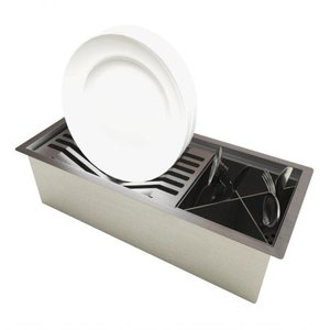 Escorredor em Inox para Cozinha 48cm de Qualidade
