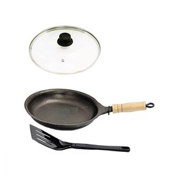 Frigideira Antiaderente Francesa de 18cm T/v Cabo e Espátula - 1