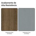 Ver imagem 4 de Armário de Cozinha Completa 197 Cm Rustic-cinza Emilly Madesa 02