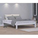 Ver imagem 3 de Cama Turca Queen De Madeira Maciça Reforçada Branco Nemargi