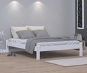 Ver imagem 3 de Cama Turca Queen De Madeira Maciça Reforçada Branco Nemargi
