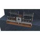 Ver imagem 4 de Parrilla Dupla de Alvenaria 118x45 com Grelha Uruguaia e 6 Espetos