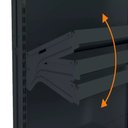 Ver imagem 4 de Gondola Parede 170 Fit Ate 3 Metros Preto 15 Bandeja Pe Verde