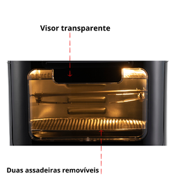 Fritadeira Elétrica sem Óleo Air Fryer Amvox Oven Arf 1222 12l (220v) - 3