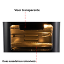 Ver imagem 3 de Fritadeira Elétrica sem Óleo Air Fryer Amvox Oven Arf 1222 12l (220v)