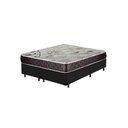 Ver imagem 1 de Cama Box King Colchão Gold Espuma D33 Acolchões + Box Suede 64x193x203:Preto