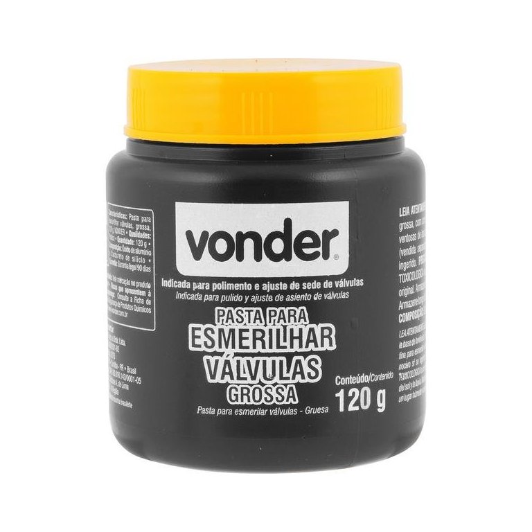 Pasta para Esmerilhar Válvulas 120G Grossa - Vonder Pasta para Esmerilhar Válvulas 120G Grossa - Vonder