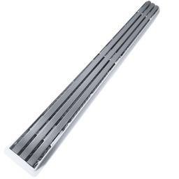 Ralo Linear Seca Box 60cm X 5cm Inox Trilho Escovado Coletor Branco e Tela - 2