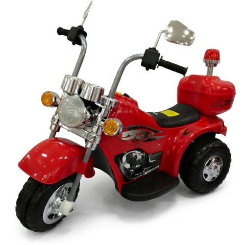 Mini Moto Eletrica Infantil Harley Som e Luz 12v - Xcell - Vermelho