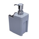 Ver imagem 2 de Dispenser Porta Detergente e Esponja / Bucha Fixação Parede:Cinza