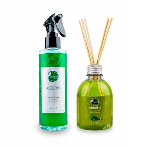 Kit Aromatizador de Ambientes Alecrim 270 Ml + Home Spray