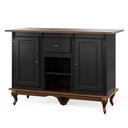 Ver imagem 3 de Mesa Ilha para Cozinha com 2 portas, 1 gaveta e nicho Hannover - M560705 Linz Ilha Hannover M560705 