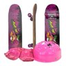 SKATE FEMININO COM ACESSÓRIOS SKR0031 FENIX BRINQUEDOS - ROSA HIP HOP - 1