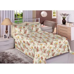 Jogo de Cama Queen 4 Peças 130 Fios 100% Algodão Agatha Sonhare Sultan - 1