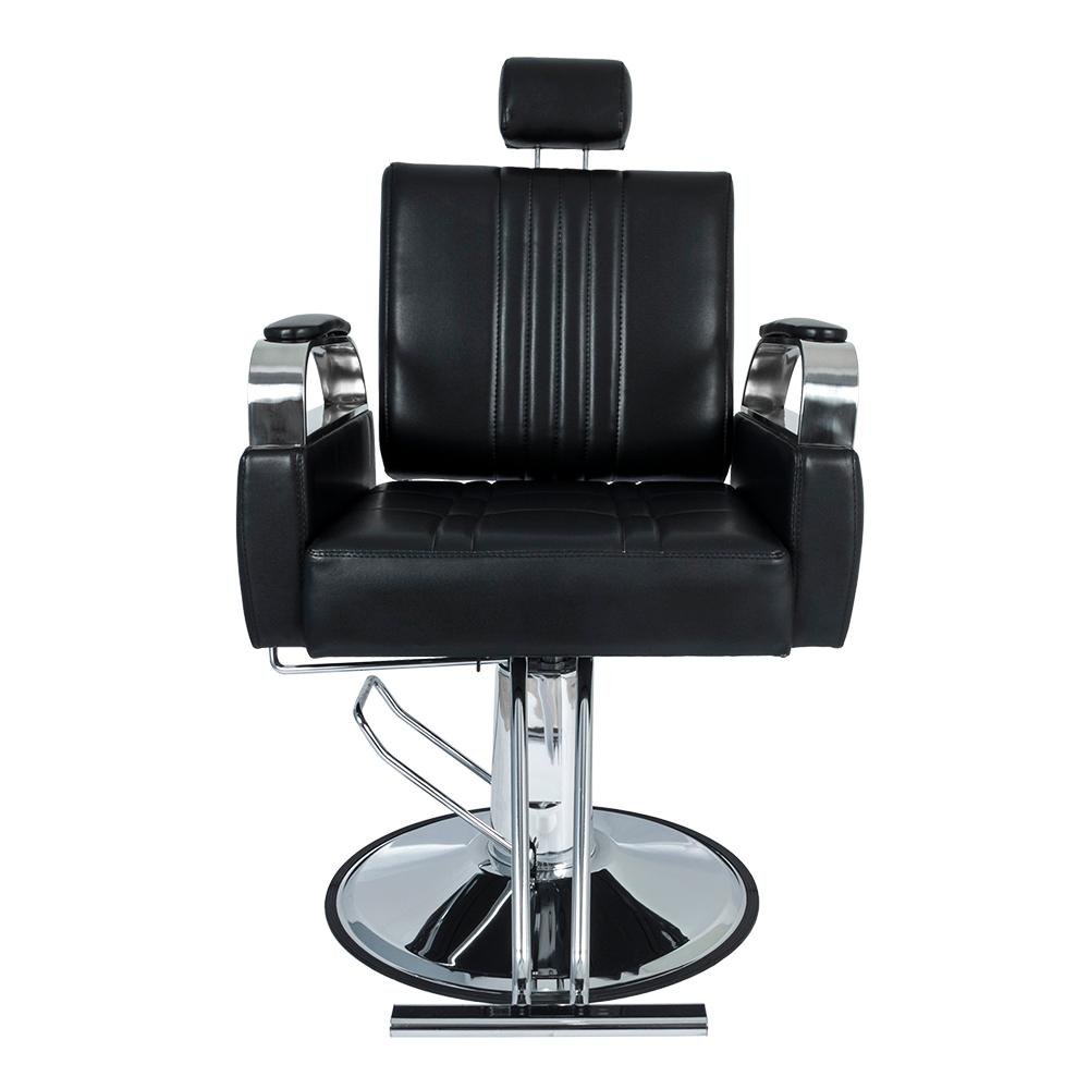 Cadeira de Barbeiro e Cabeleireiro Reclinável Hidráulico Base Luxo