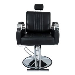 Cadeira Hidráulica Reclinável Barbeiro Salão Pelegrin PEL-6413 Preto - 1