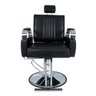 Cadeira Hidráulica Reclinável Barbeiro Salão Pelegrin PEL-6413 Preto - 1