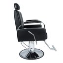 Ver imagem 4 de Cadeira Hidráulica Reclinável Barbeiro Salão Pelegrin PEL-6413 Preto