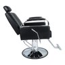 Cadeira Hidráulica Reclinável Barbeiro Salão Pelegrin PEL-6413 Preto - 6