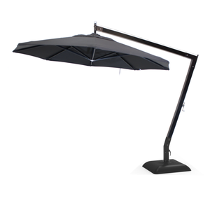 Ombrelone Std Lateral Plus 3.0 Alumínio 12.0.022 + Inox Cor: Preto