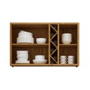 Ver imagem 3 de Armário de Cozinha Modulado Tempranillo 2 Portas (Vidro Reflecta) 120cm Amendoa/Off White - Ronipa